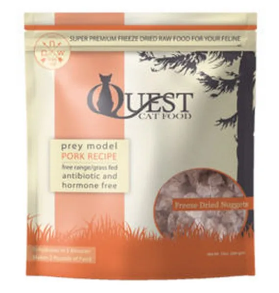 10oz Steve's Quest Pork Freeze Dried Nuggets For Cats - Treat